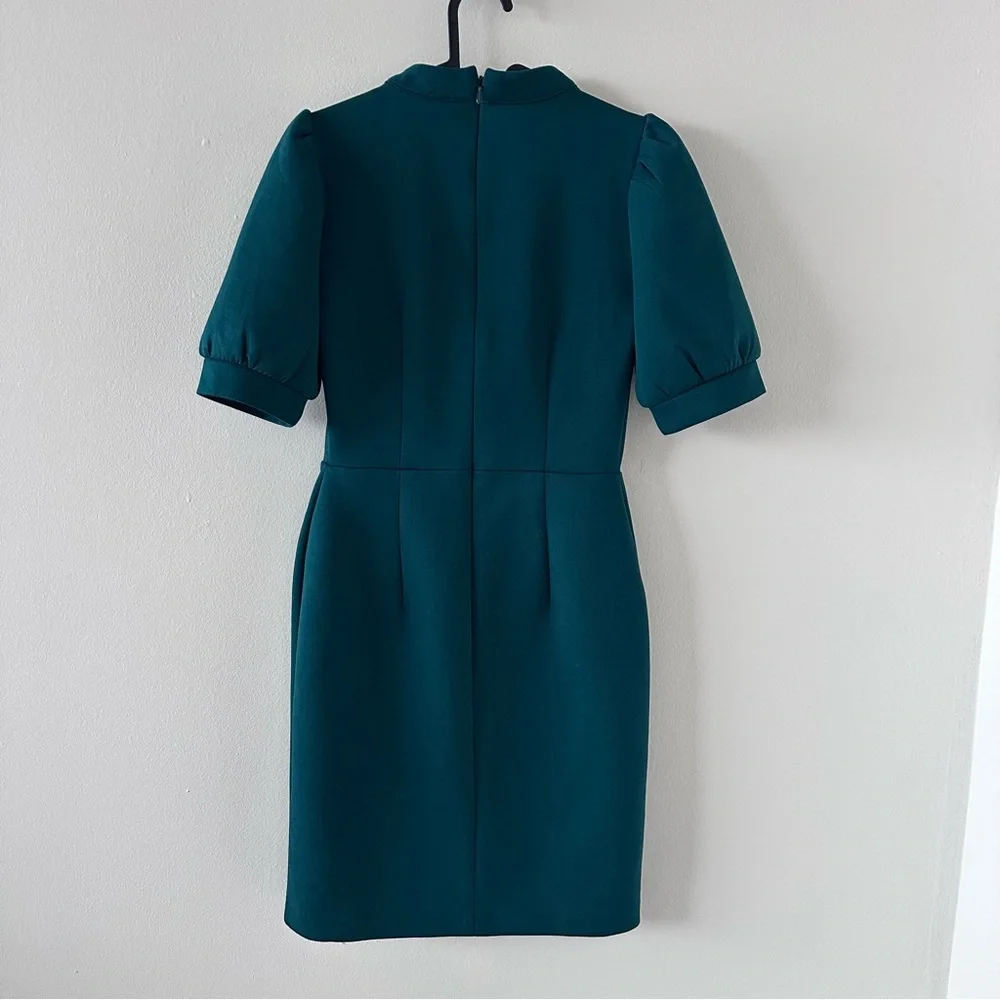 Ann Taylor Teal Midi Dress - Picture 3 of 9